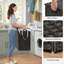 Panier à linge 110l avec 2 sacs de doublure amovibles-313215964