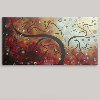 «Winter Wine» par Megan Duncanson - impression, H 15 po x l 30 po x P 1,5 po, Toile