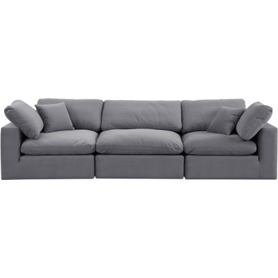 Ivoryanna 119'' Velvet Sofa