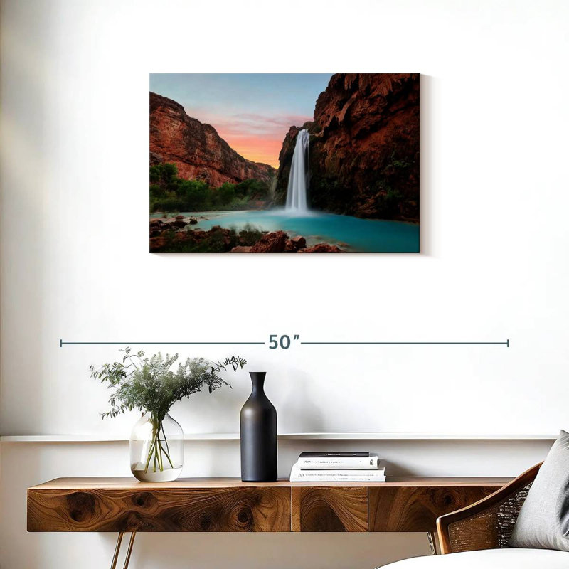 Alvord Havasu Waterfalls, 20" H x 30" W