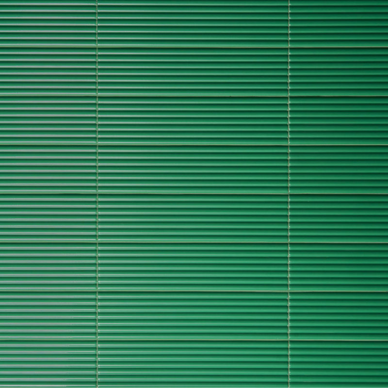 Carreau de mur italien cannelé 3D Superclassica Pli 4 po x 16 po, Vert verde