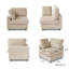 Fauteuil à housse recouverte de tissu-773704425