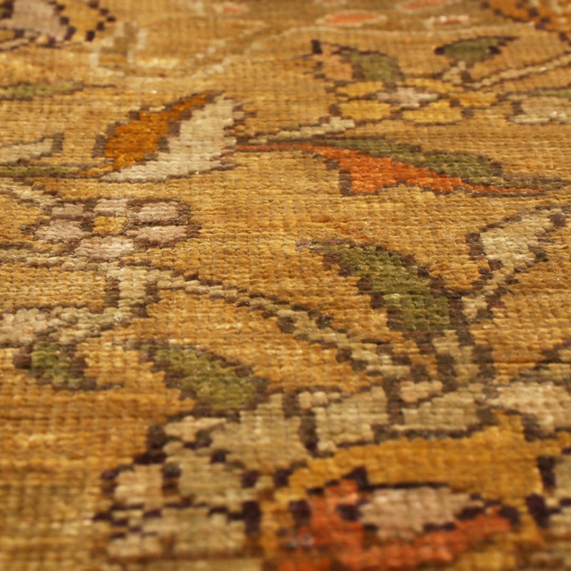 Silk Oriental Area Rug in Brown