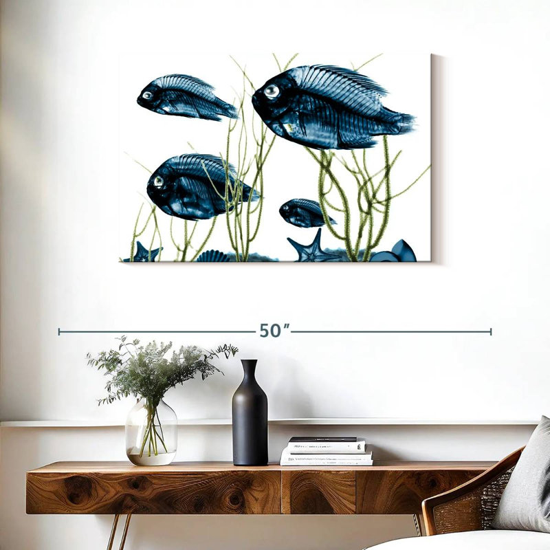 Aquatic Home II, 24" H x 36" W