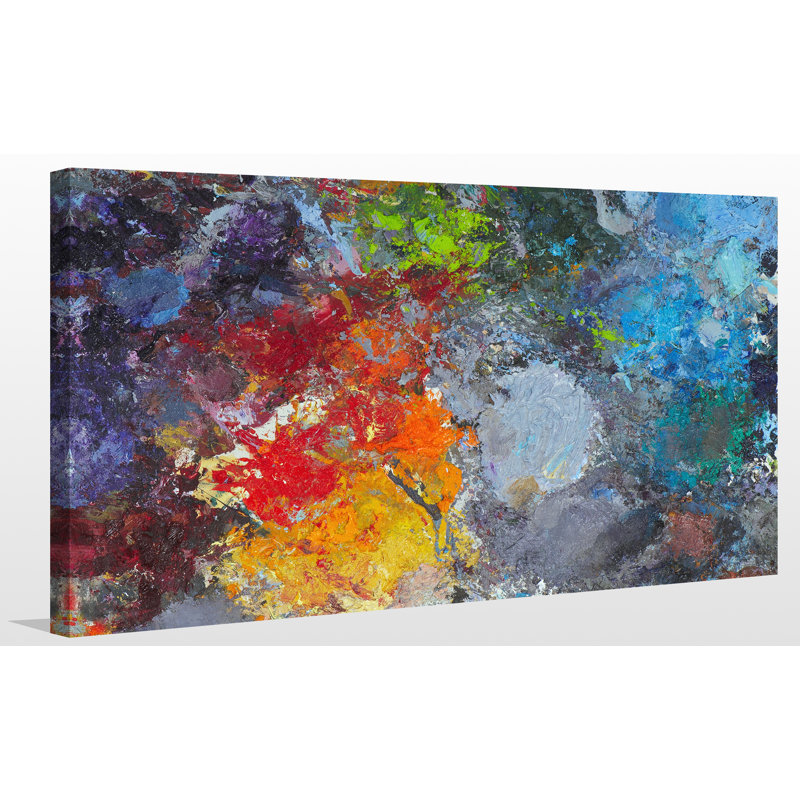 « fire & ice », reproduction d’art sur toile tendue, H 24 po x l 40 po x P 1 po