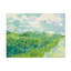 «Landscape Green Wheat Fields Auvers on Canvas» par Vincent Van Gogh, reproduction-1081046520