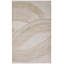 Crescent Rug: Modernist Hand Knotted Rug in Ivory/Taupe-830511706
