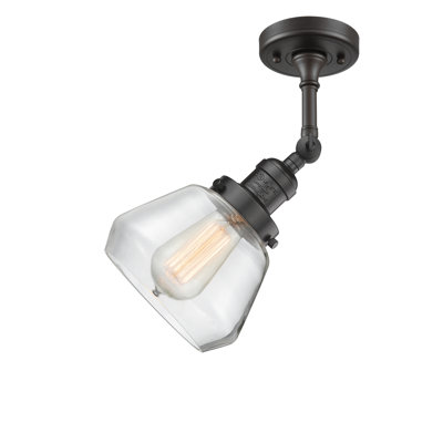 Rivka Glass Semi Flush Mount