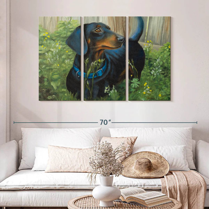 Brampt Dachshund, 32" H x 50" W
