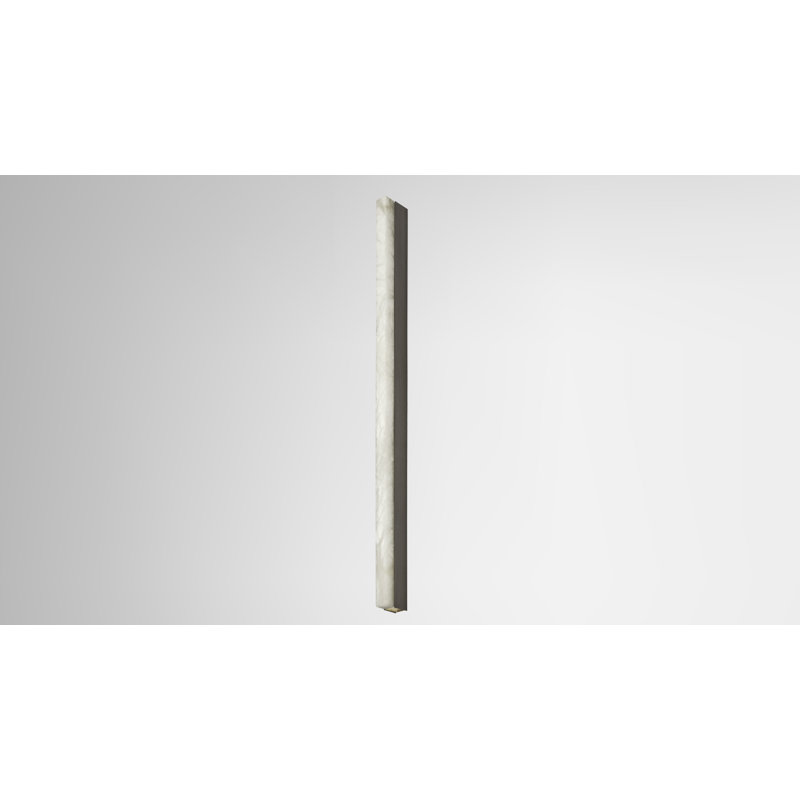 Artes 1 - Light LED Flush Mounted Sconce, Satin Brass