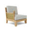 Luxe Outdoor Teak One Arm Lounge Chair