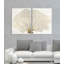 «Gold Coral Fan Diptych Nautical and Coastal», impression sur toile tendue 2 pièces-22864609
