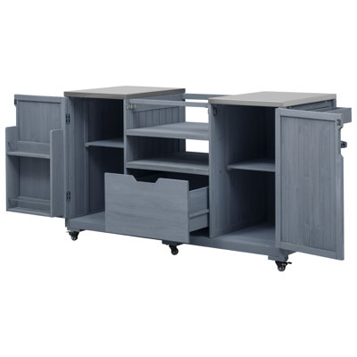 Îlot de cuisine d'extérieur 66,5 po K&K