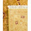 Tapis unique vert / rouge / brun de 6 pi 1 po x 8 pi 9 po Mogul