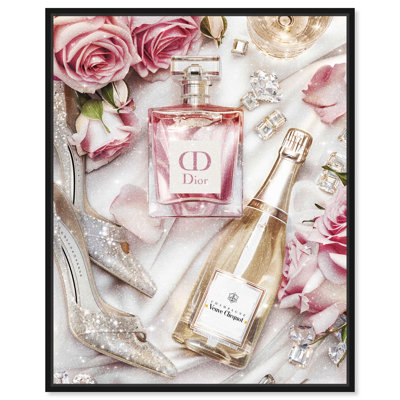 «Sparkling Glam Arrangement II», art sur toile par 