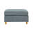 6 Seat Sectional - Steel Gray Fabric With 2X Armless Chairs, Wedges And Ottomans 6Pc Couch For Home Wedges,