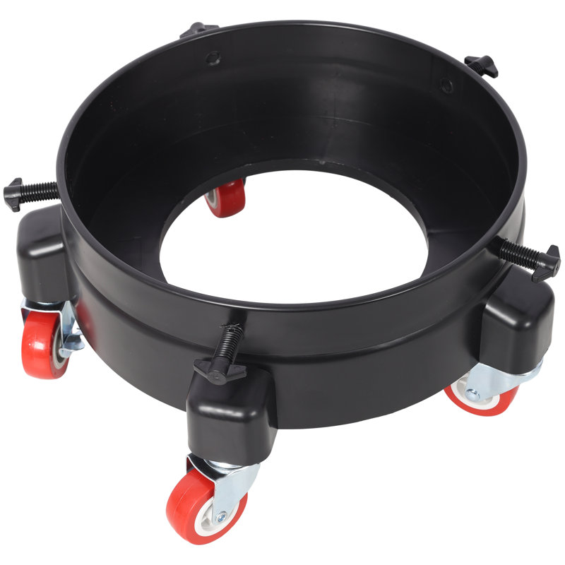 Chariot de rangement Life Sky 11,25 pouces: matériau PP robuste avec 5 roulettes pivotantes - rotation à 360 degrés pour des seaux de 5 gallons