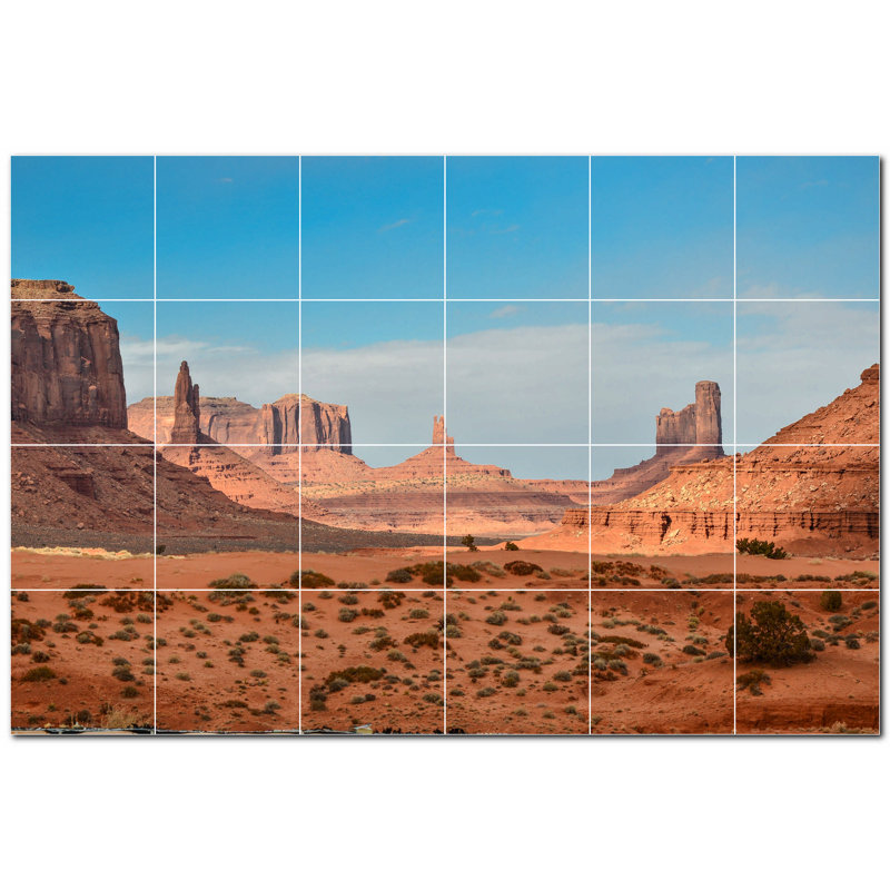 Carreau de céramique décorative 72 po x 48 po PT500475: 12 po x 12 po (ensemble de 24)