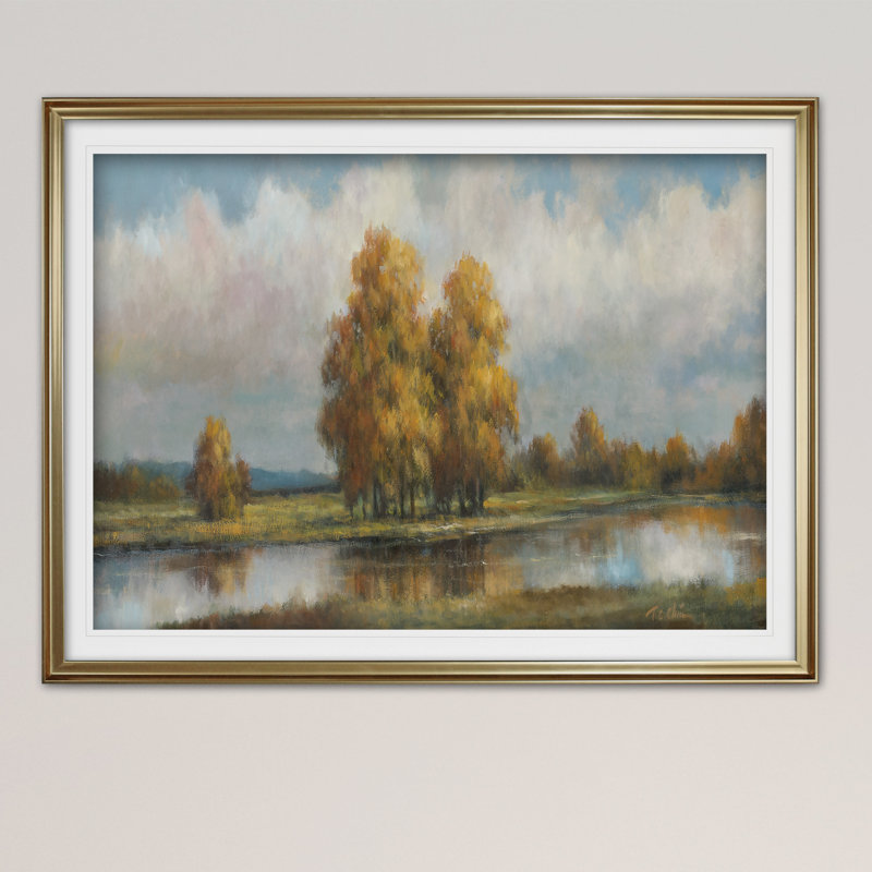Shenandoah I - reproduction de cadre photo, Argent, H 20 po x l 24 po x P 1,5 po