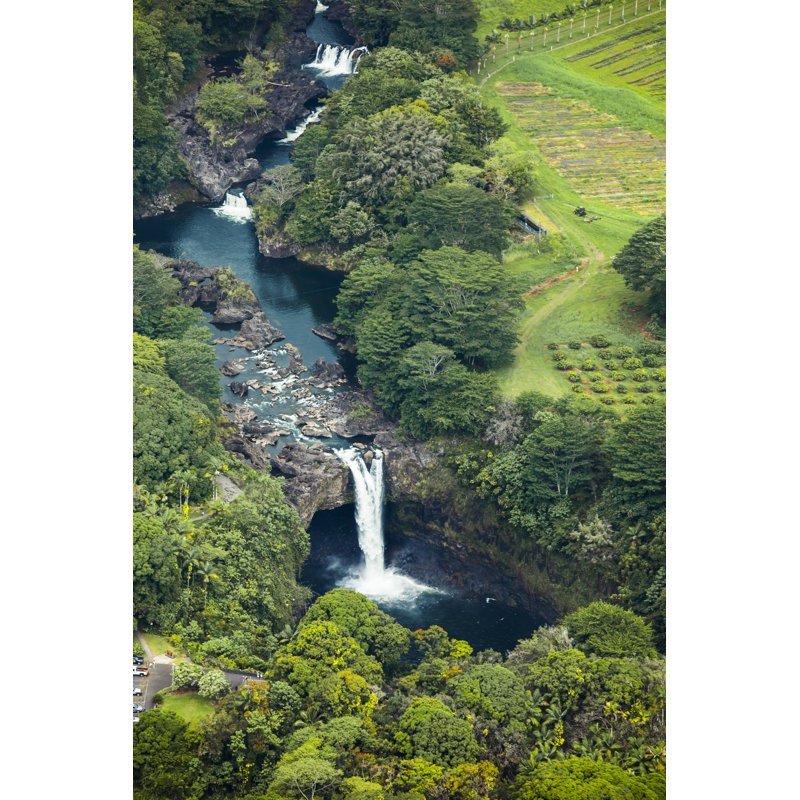 Scenic Rainbow Falls by JamesBrey - No Frame Print on Canvas, 76cm H x 51cm W