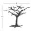 Matte Black Metal Ornament Tree