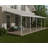 Palram - Canopia Feria 14' W x 10' D Polycarbonate Galvanized Steel Stationary Slope Patio Awning White-12179505-122425640