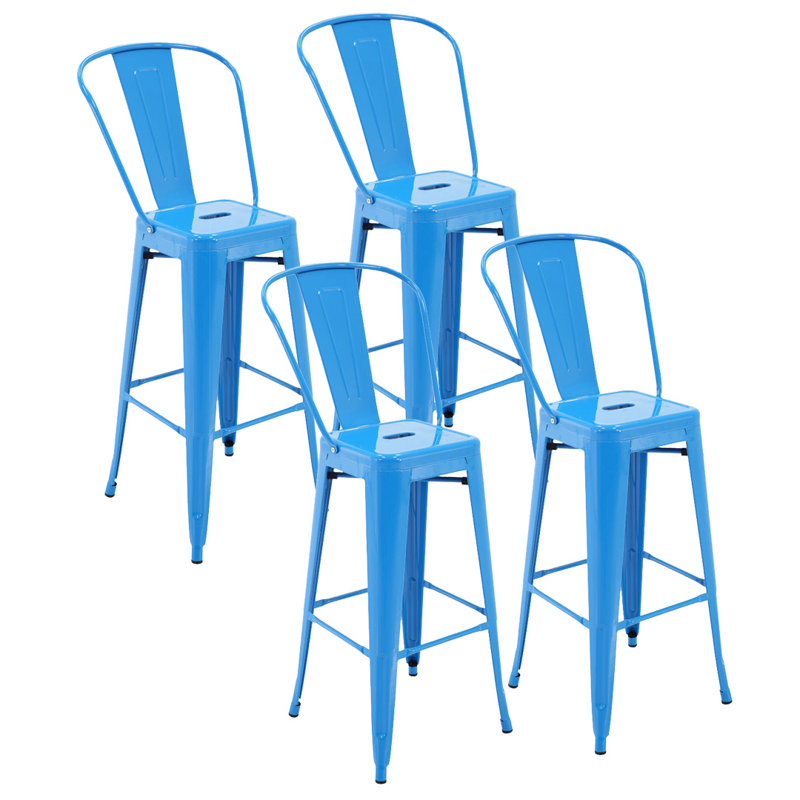 Tabouret de bar 30,3 po Lesher, Bleu