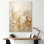 Beige, gratte-ciel de la ville, peinture I - gratte-ciel, salon d'art mural