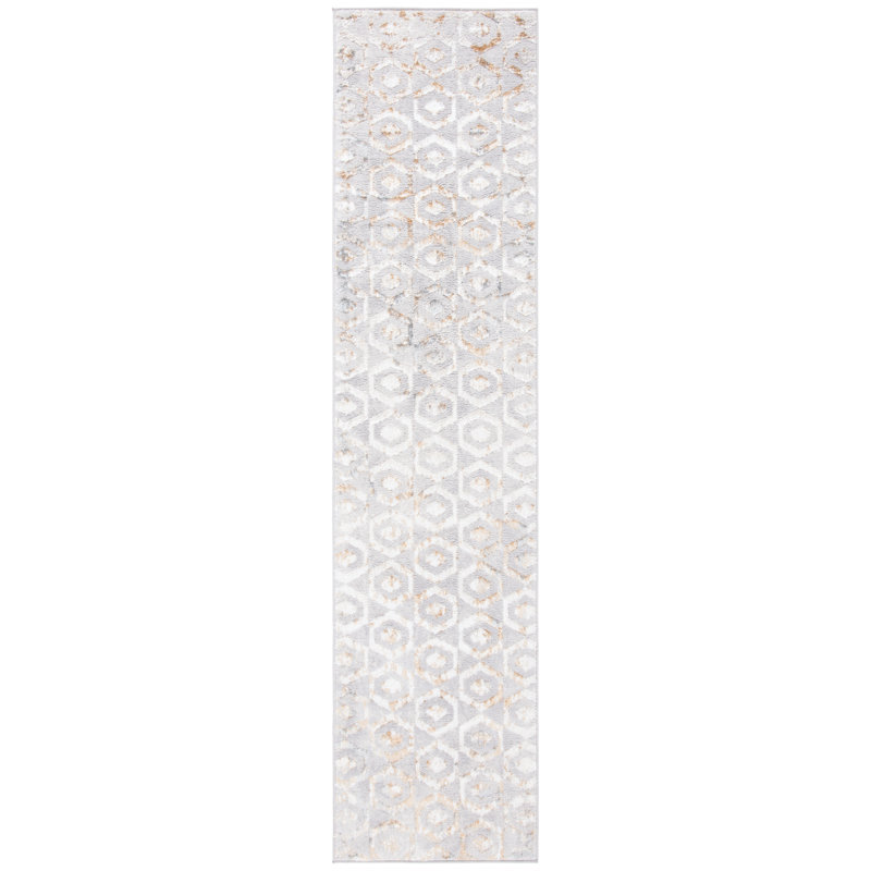 Alexondria Performance Geometric Rug, Runner 2'2" x 9'
