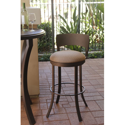 Tabouret de bar avec coussin Amareona