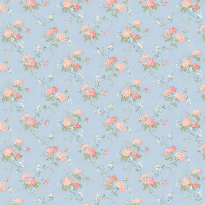 Mini sentier d'hortensias, Vert / Rose / Bleu