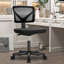 Ensemble de bureau et de chaise: bureau d'ordinateur de 32 pouces et chaise en filet noir à hauteur réglable-7043300