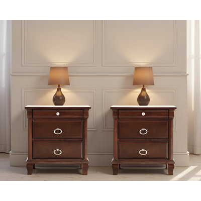 Ridgemore Cappuccino Nightstand Set Of 2