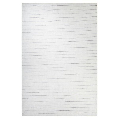 Tapis 100% polyester de qualité supérieure, 6,9 x 10,2 pi | 1850 g / m², hauteur de poils de 0,2 po | Polyester recyclé dessous | Lavable à la machine à 30 ° C | Conception douce, durable et écologique pour les espaces de vie modernes