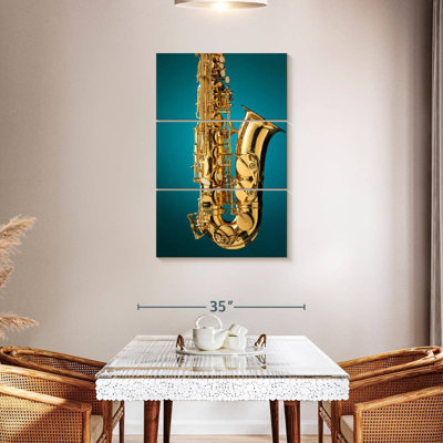 Golden Alto Saxophone