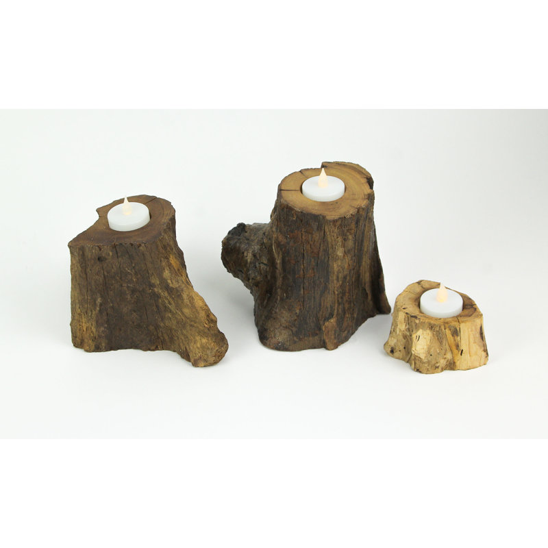 6'' H Wood Wall Tealight Holder