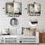 Minimalisme Winters Window Oasis - ensemble de 2 pièces murales abstraites-875016390