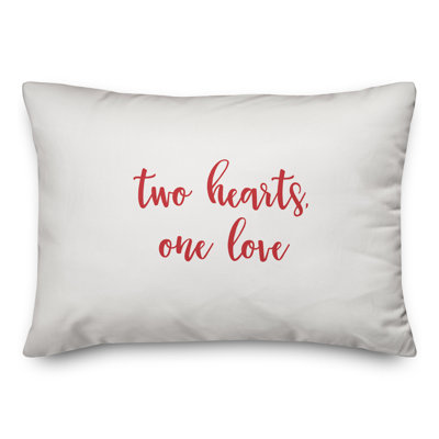  Coussin Two Hearts One Love