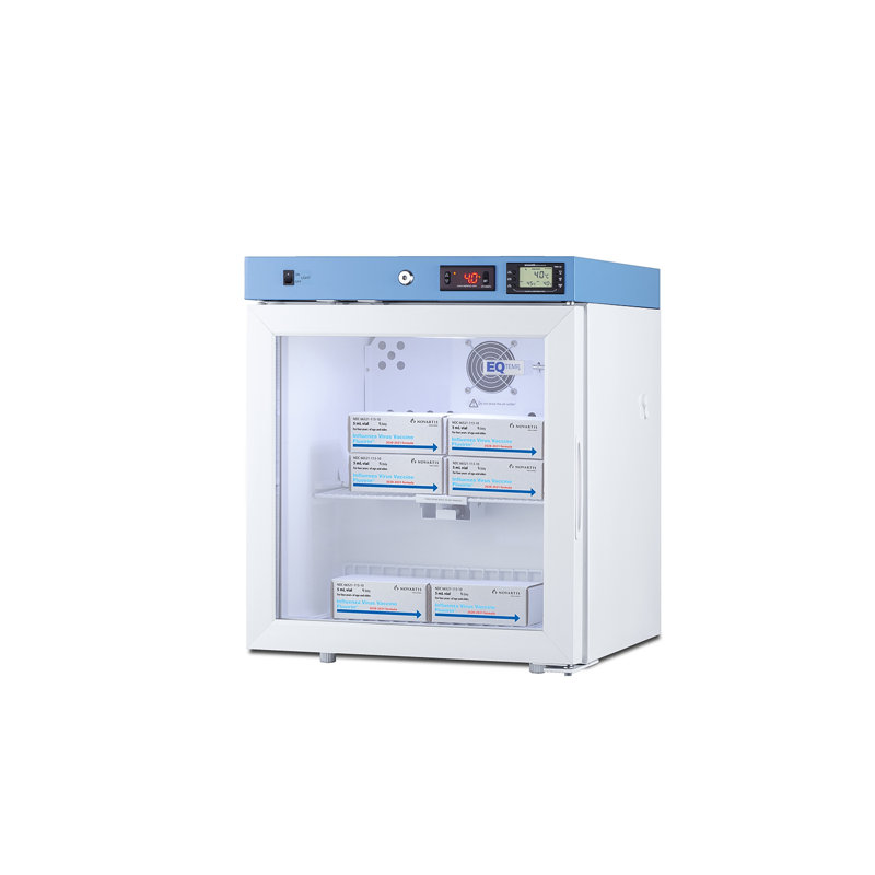 EQtemp 19" Wide Compact Healthcare refrigerator, Right Hand Swing