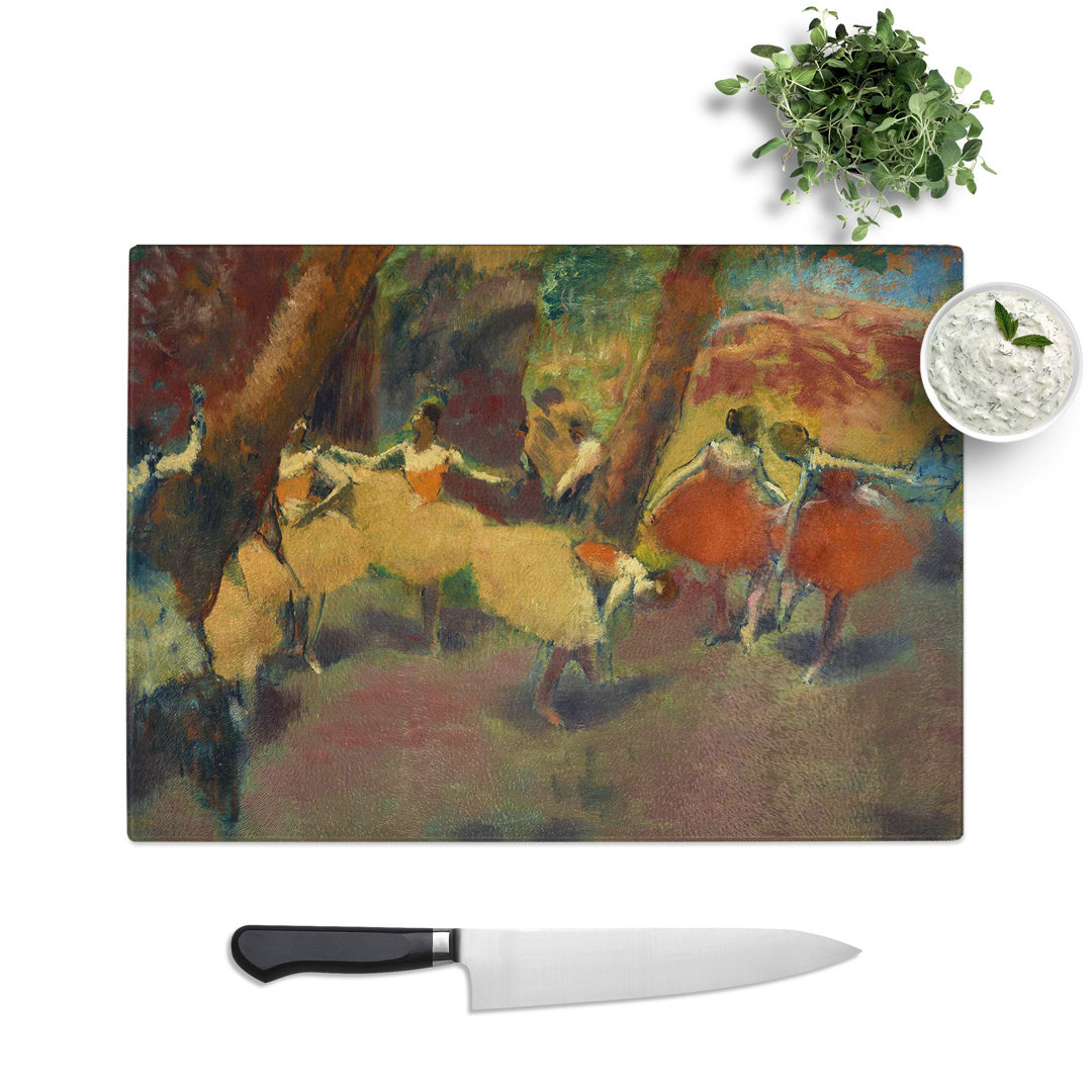 Before the Performance by Edgar Degas Chopping Board