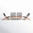 Kismet Acacia 5-Piece Armless Chairs Seating Group-156358271