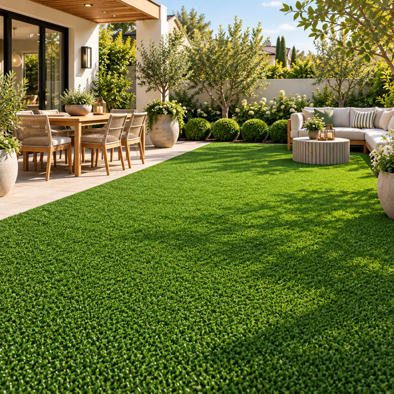 Rouleau de gazon synthétique de 1,2 x 3 m pour terrasse, jardin et pelouse.