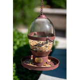 Posted Metal Hanging Decorative Bird Feeder