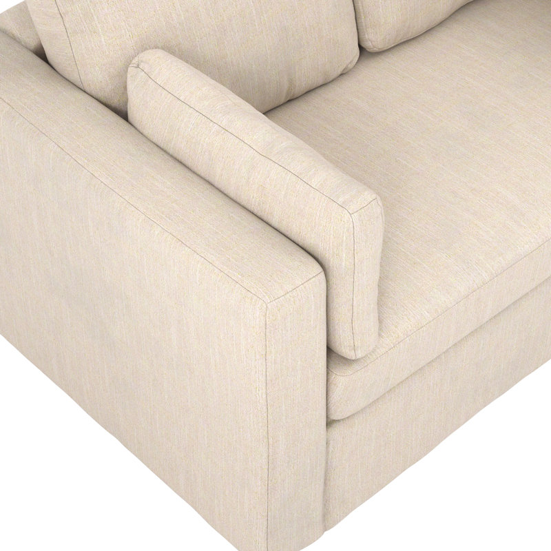 Newport Light Grey 2 Seater Sofa, 2, Beige