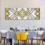 Diamant abstrait géométrique sur toile-301730880