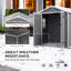Aluminium Alloy Saltbox Storage Shed