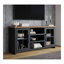 Meuble télé 67 po pour téléviseur de 80 po ou moins, aucun assemblage requis, fini noir et whisky-1549511714