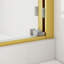  Mara 44 - 48 x 78 "Porte de douche coulissante sans cadre 3/8" en verre trempé transparent-95067147