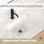 Meuble-lavabo double 72 po avec plateau Cristo-791218788