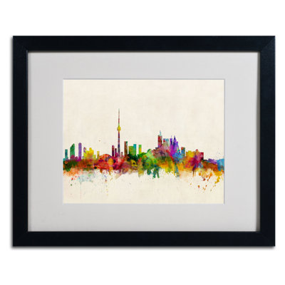 « toronto, canada », cadre photo sur toile, impression sur toile